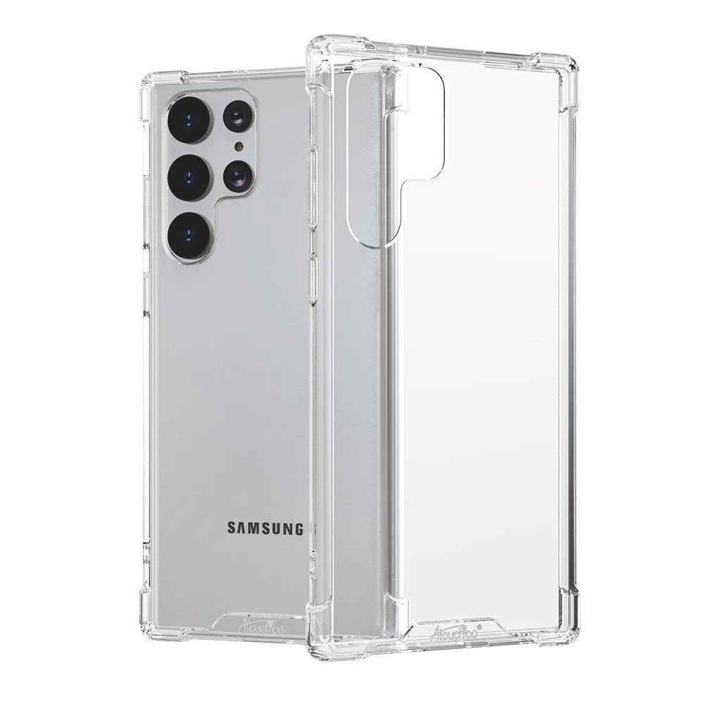 AntiShock Clear Back Cover Soft Silicone TPU Bumper case for Samsung S24 Ultra