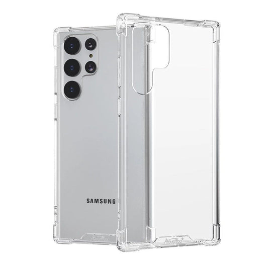 AntiShock Clear Back Cover Soft Silicone TPU Bumper case for Samsung S24 Ultra