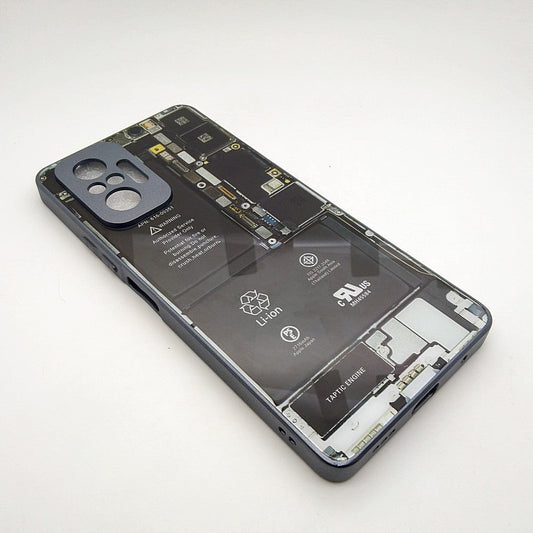 Circuit Board High Quality Hard Cover Full Camera Lens Protective Case for Redmi Note 10 Pro