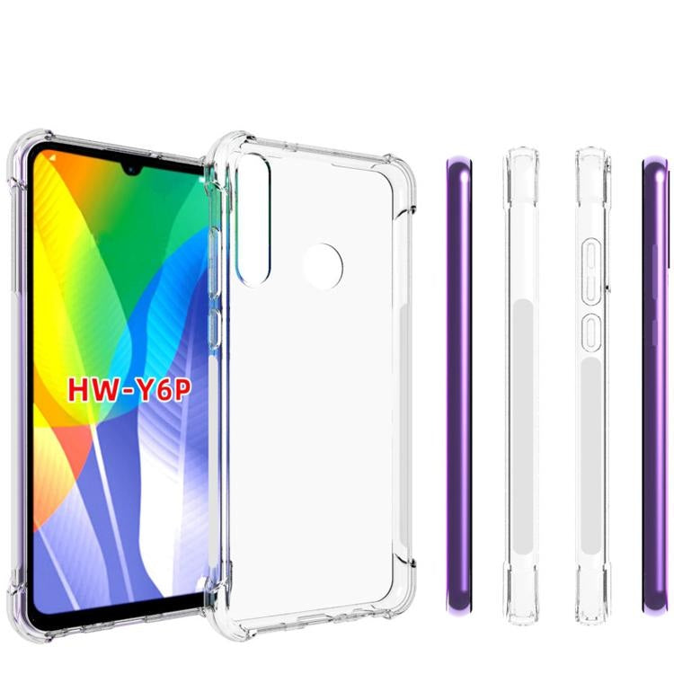 AntiShock Clear Back Cover Soft Silicone TPU Bumper case for Huawei Y6p