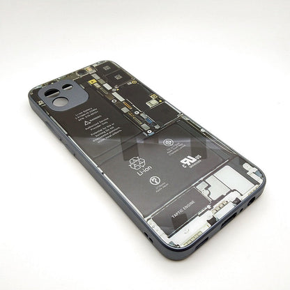 Circuit Board High Quality Hard Cover Full Camera Lens Protective Case for Samsung A03