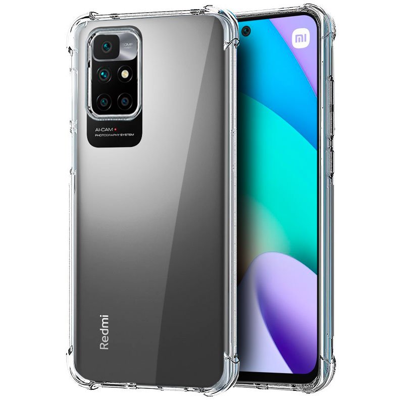 AntiShock Clear Back Cover Soft Silicone TPU Bumper case for Redmi 44835