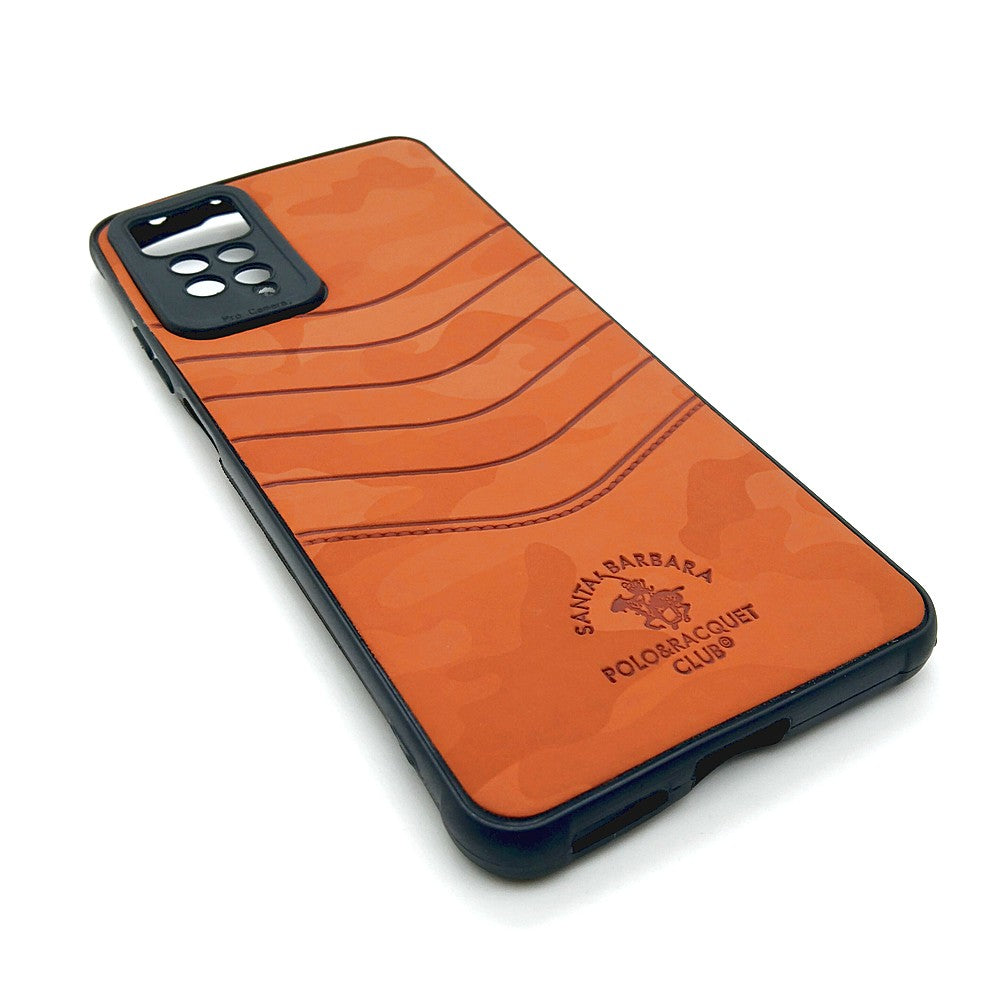 Redmi Note 12 Pro 4G POLO clothe texture case velvet Back Cover Orange
