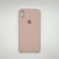 apple silicone case Velvet Hard back cover for iPhone Xs Max
