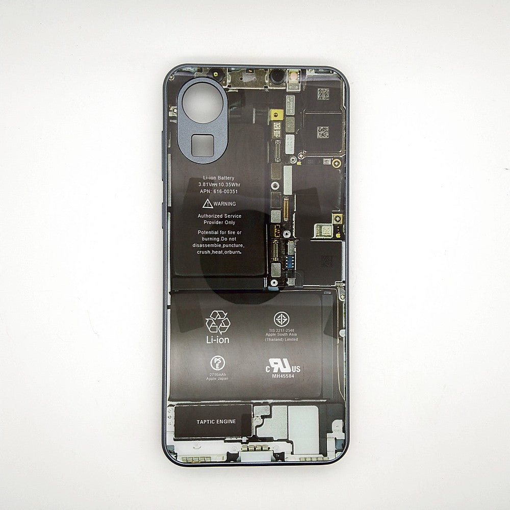Circuit Board High Quality Hard Cover Full Camera Lens Protective Case for Samsung A03 Core