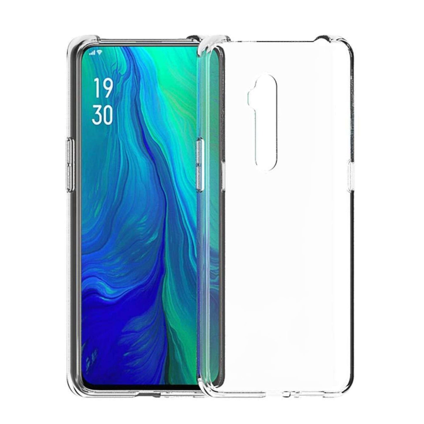 AntiShock Clear Back Cover Soft Silicone TPU Bumper case for OPPO Reno 2F