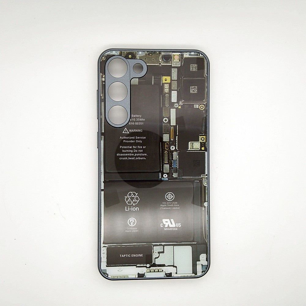 Circuit Board High Quality Hard Cover Full Camera Lens Protective Case for Samsung S23 PLUS
