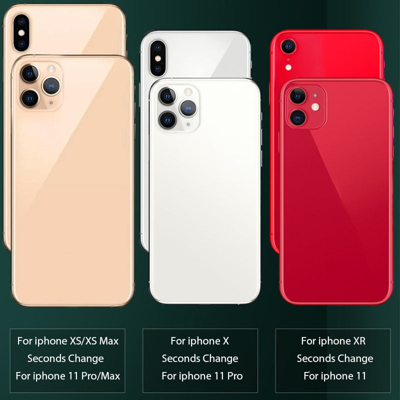 Back Protector Part for iPhone X and Xs to change for iPhone 11 pro