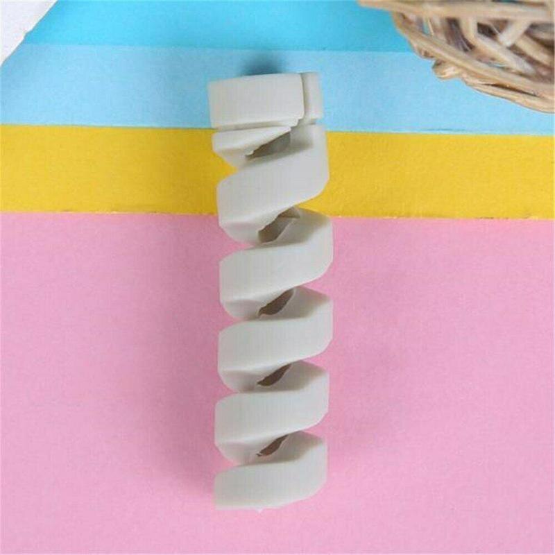 Rubber Cable Protector Pack of 4 Pcs Mixed Colours