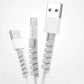 Rubber Cable Protector Pack of 4 Pcs Mixed Colours