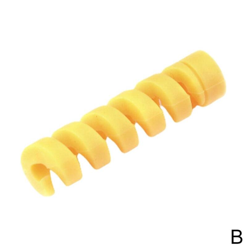Rubber Cable Protector Pack of 4 Pcs Mixed Colours