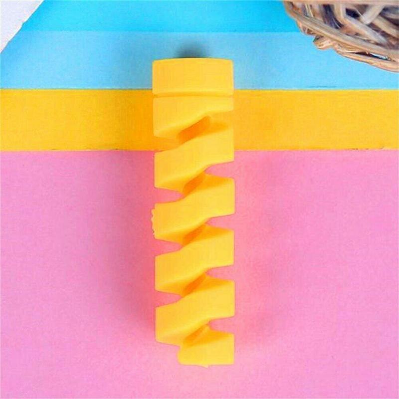 Rubber Cable Protector Pack of 4 Pcs Mixed Colours