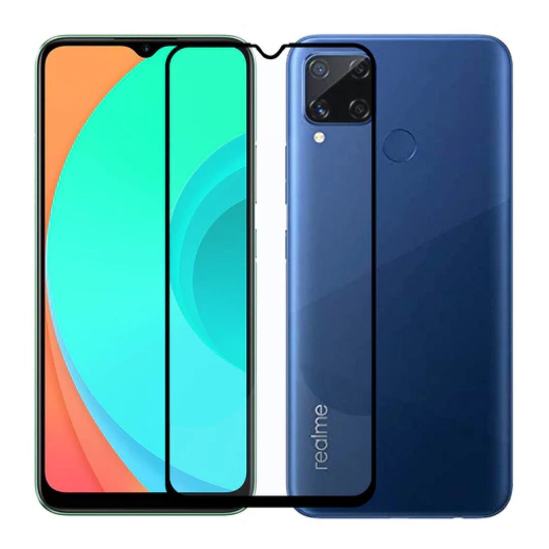 Realme C15 Screen Protector Tempered Glass