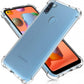 AntiShock Clear Back Cover Soft Silicone TPU Bumper case for Samsung A11