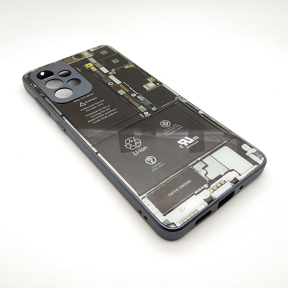 Circuit Board High Quality Hard Cover Full Camera Lens Protective Case for Samsung A73