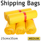 Shipping Bags Poly Mailer Courier Bags Yellow Medium 25cm x 35cm