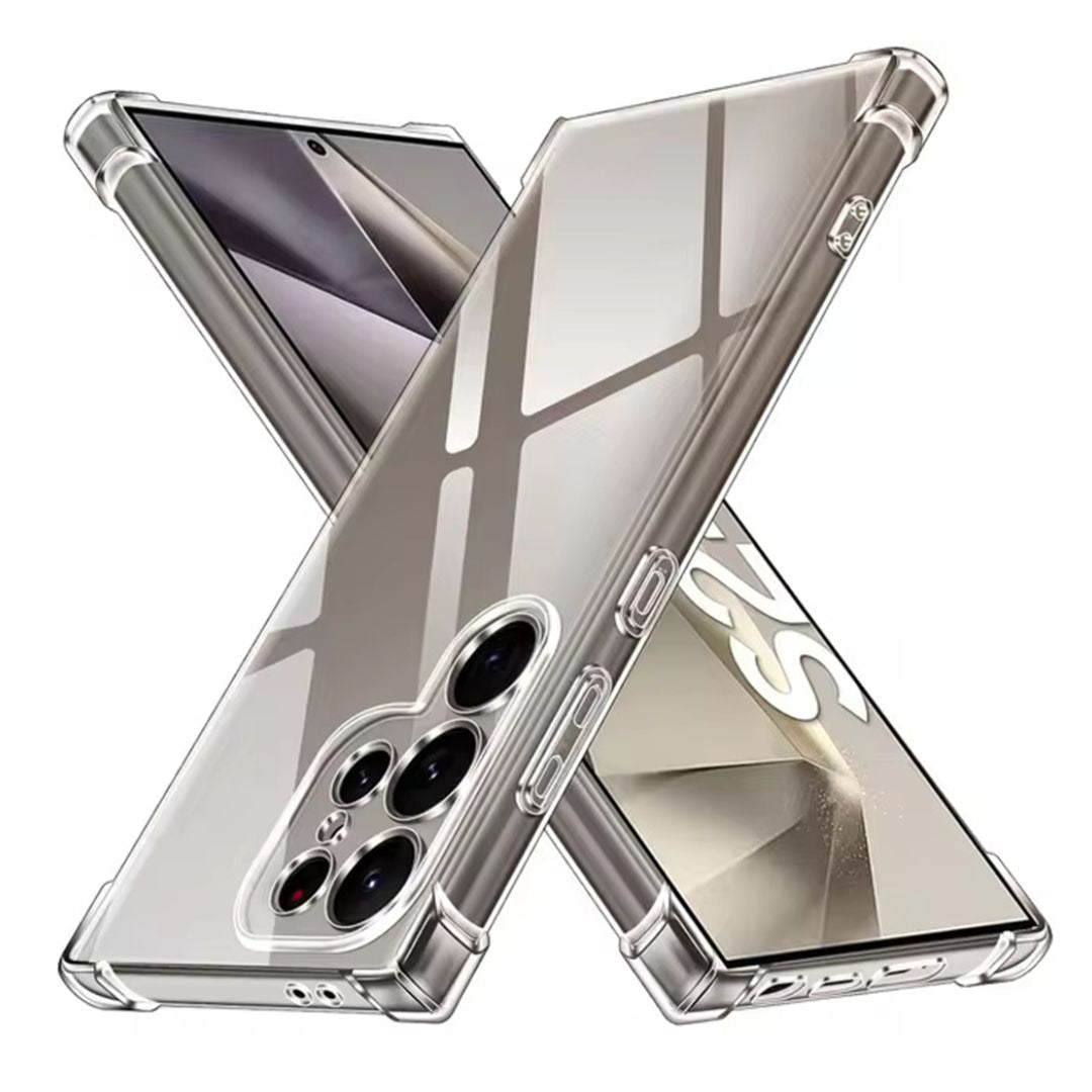 Samsung S25 Ultra Clear AntiShock Clear Back Cover Soft Silicone TPU Bumper case