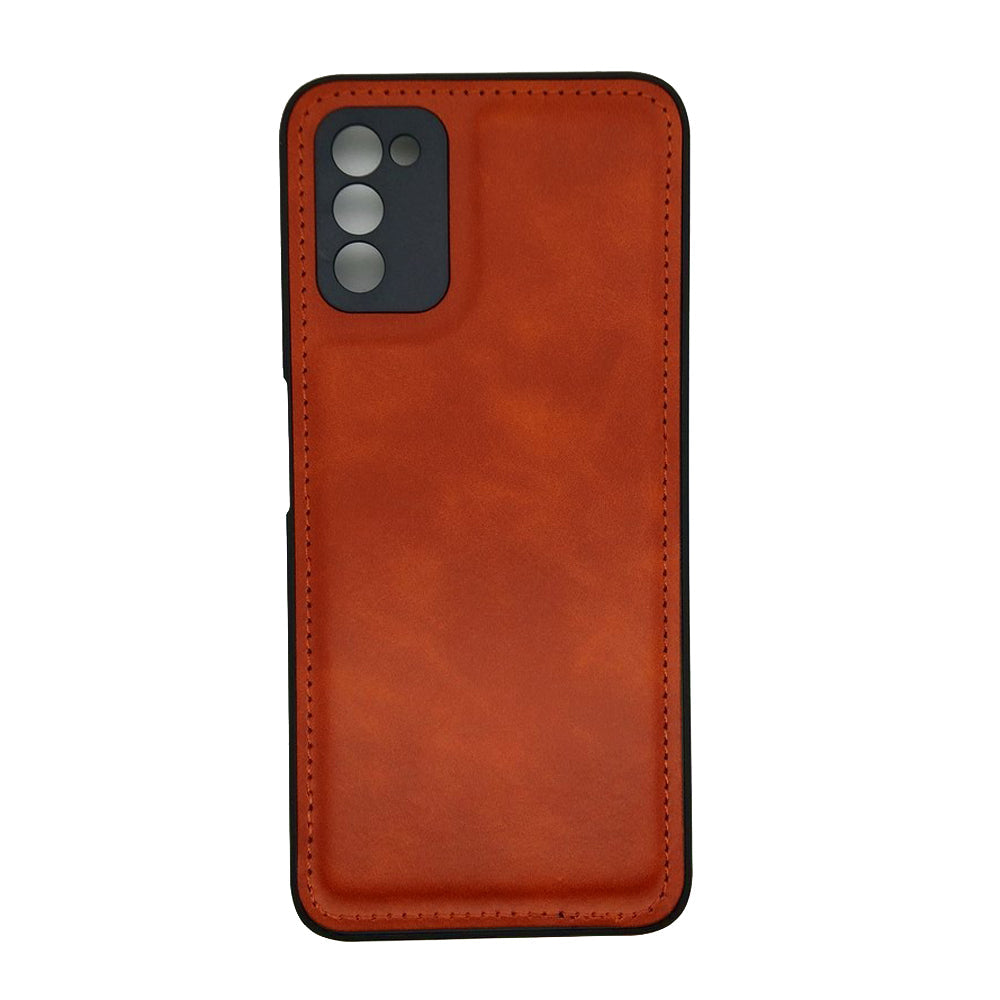 Luxury Leather Case Protection Phone Case Back Cover for Samsung A03s