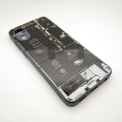 Circuit Board High Quality Hard Cover Full Camera Lens Protective Case for Samsung A03 Core