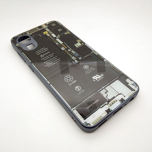 Circuit Board High Quality Hard Cover Full Camera Lens Protective Case for Samsung A03 Core