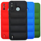 Puffer Case Jacket Cushion Back Cover for Techno SPARK 6 GO