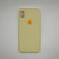 apple silicone case Velvet Hard back cover for iPhone Xs Max