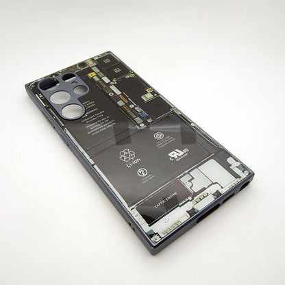 Circuit Board High Quality Hard Cover Full Camera Lens Protective Case for Samsung S23 Ultra