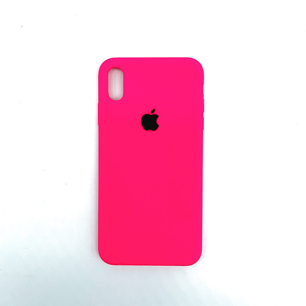 apple silicone case Velvet Hard back cover for iPhone Xs Max