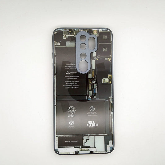 Circuit Board High Quality Hard Cover Full Camera Lens Protective Case for Redmi Note 8 Pro
