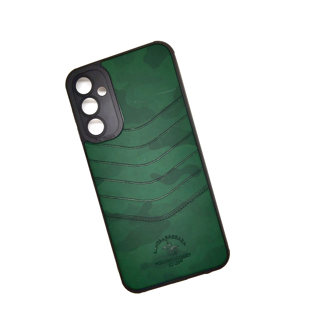 Samsung A24 4G POLO clothe texture case velvet Back Cover Green