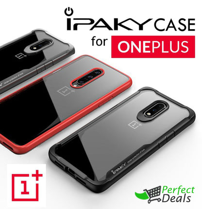 iPaky Shock Proof Back Cover for Oneplus 7