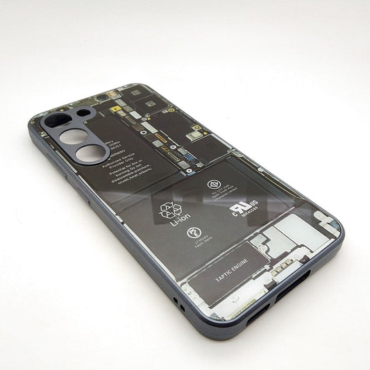 Circuit Board High Quality Hard Cover Full Camera Lens Protective Case for Samsung S23