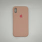 apple silicone case Velvet Hard back cover for iPhone XR