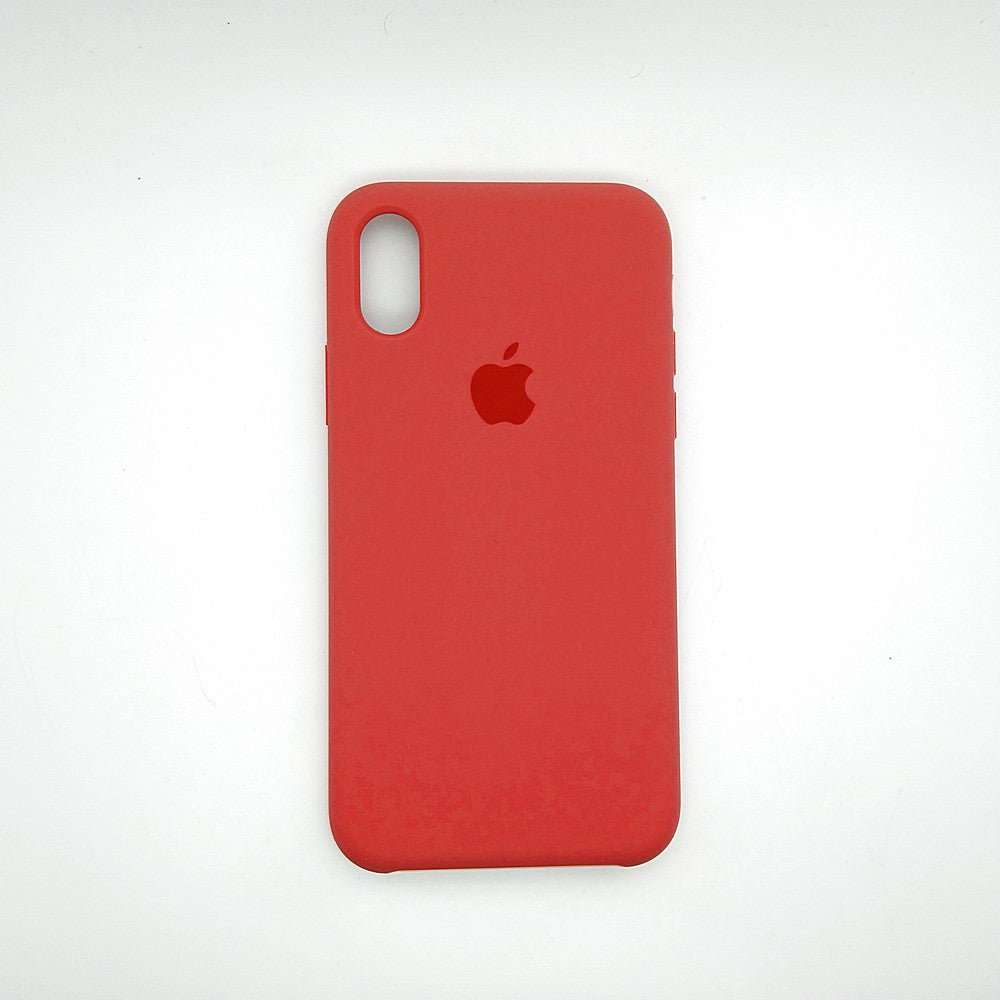 apple silicone case Velvet Hard back cover for iPhone X / XS