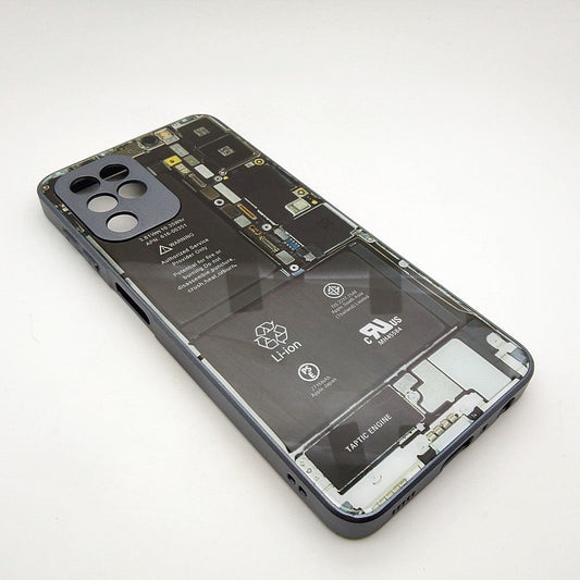 Circuit Board High Quality Hard Cover Full Camera Lens Protective Case for Samsung A22 4G