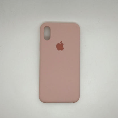 apple silicone case Velvet Hard back cover for iPhone X / XS