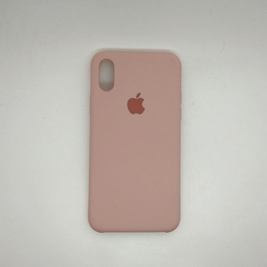 apple silicone case Velvet Hard back cover for iPhone X / XS