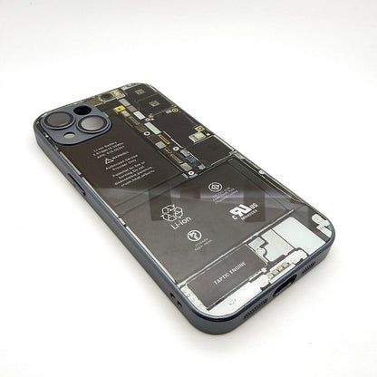 Circuit Board High Quality Hard Cover Full Camera Lens Protective Case for iPhone 13