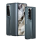 LEEKA Samsung Z Fold 6 case with Super Luxury Sport car fiber Pro case design with free inbuilt Screen Protector
