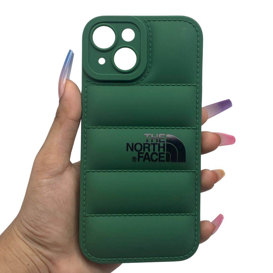 iPhone 15 Puffer Jacket Case Shock-Absorbing Air Cushion Back Cover