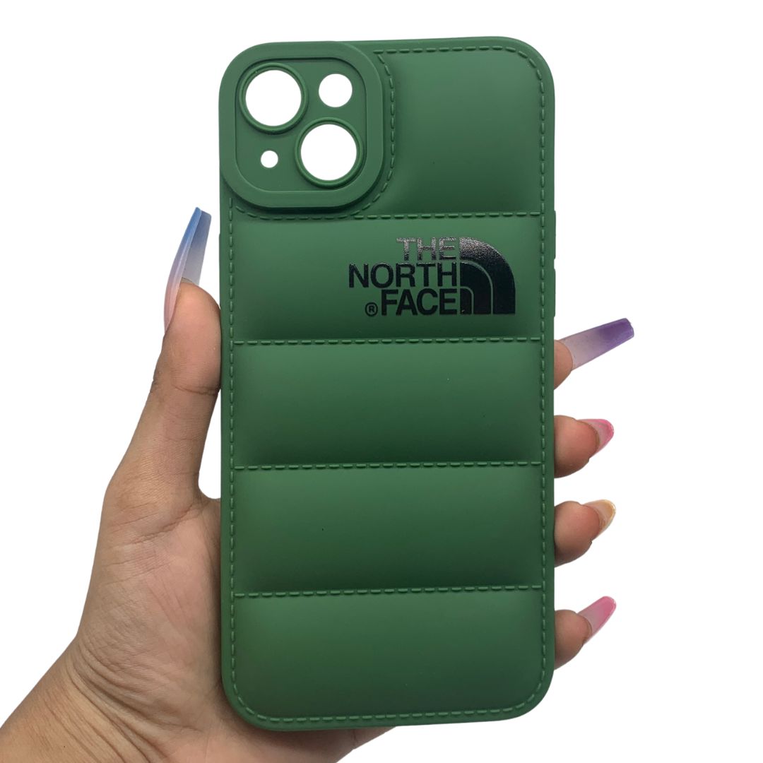iPhone 15 Plus Puffer Jacket Case Shock-Absorbing Air Cushion Back Cover