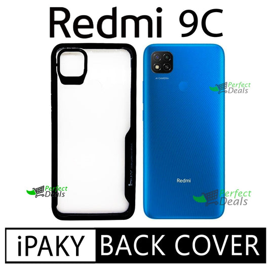 iPaky Shock Proof Back Cover for Redmi 9C