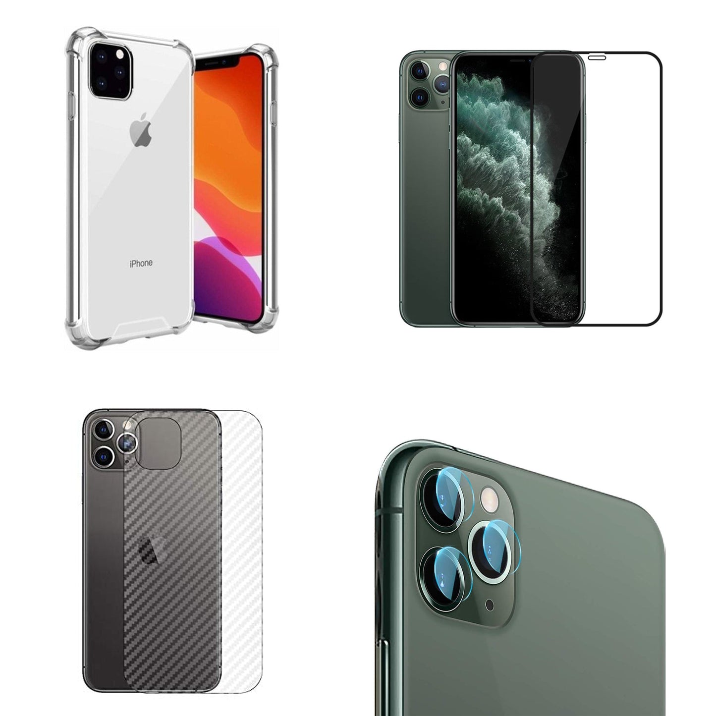4in1 Protection pack for iPhone 11 Pro Max