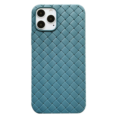 iPhone 13 Pro Cross Grid Weaving Pattern Design Silicone Case back Cover