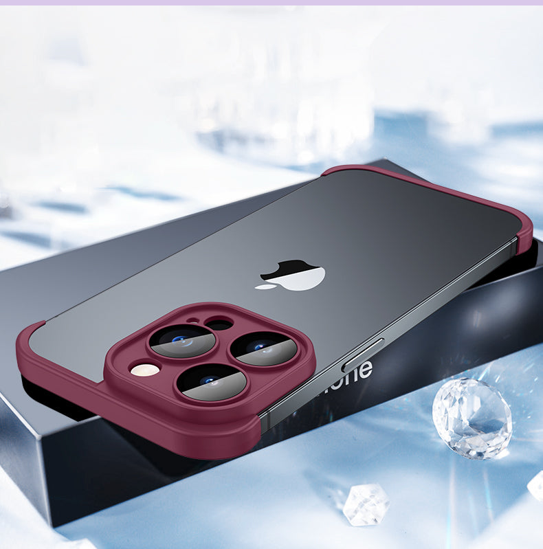 Clip Case Corner Rimless Soft TPU Clip for iPhone