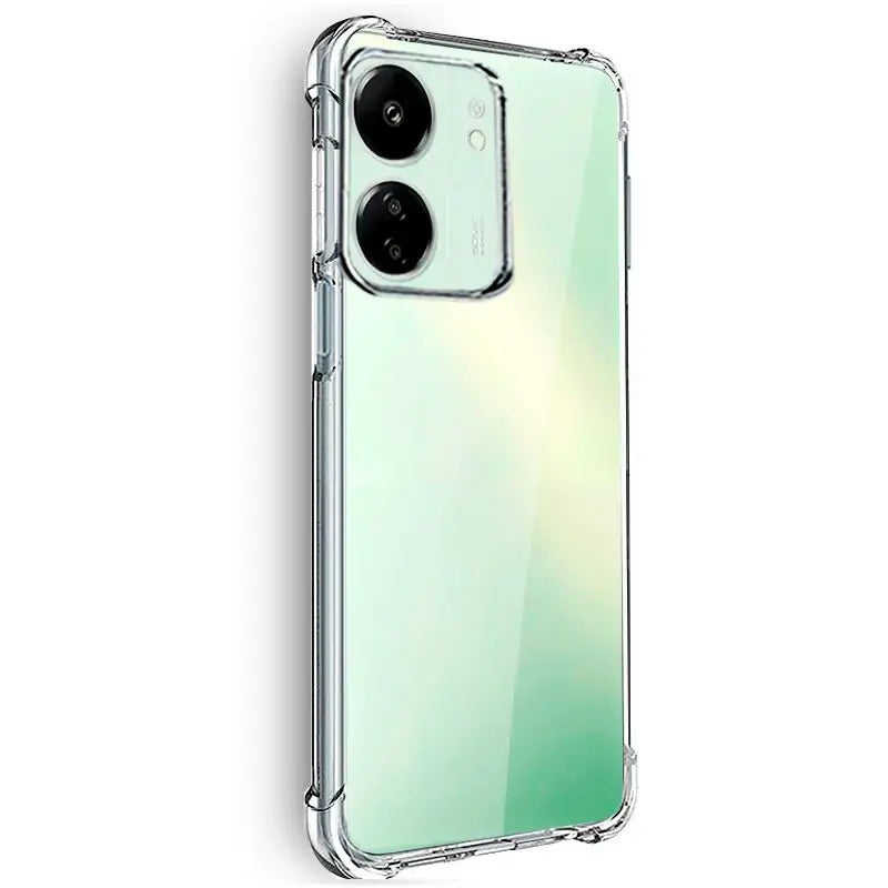 AntiShock Clear Back Cover Soft Silicone TPU Bumper case for Redmi 13C