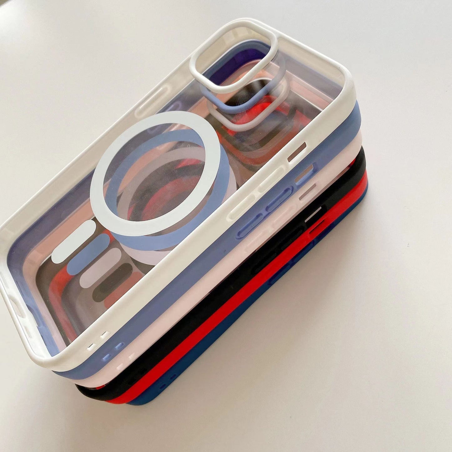 iPhone 15 Pro Max Shockproof Matte Magsafe Case