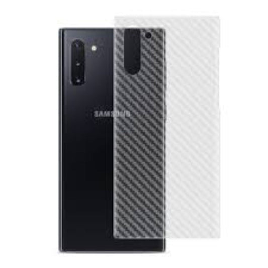 Samsung Note 10 carbon Back Clear Skin Sticker