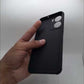Vivo Y16 Carbon Fiber texture Hard Rubber armour back cover shock-porof case