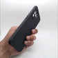 OPPO F19 Pro Carbon Fiber texture Hard Rubber armour back cover shock-porof case